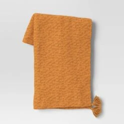 Textured Knit Throw Blanket With Tassels - Threshold™ -Threshold GUEST 9ee90ba6 4331 4f5f a5f4 a7cac99243a3
