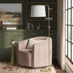 New Traditional Downbridge Floor Lamp Brass - Threshold™ -Threshold GUEST a2218135 cb18 4e3d 9d4c e2ed5b72094e