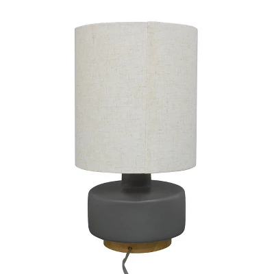 Ceramic Table Lamp With Wood Base - Threshold™ 8 Ceramic Table Lamp With Wood Base - Threshold™ - Image 6