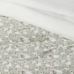 8pc Printed Floral With Border 8pc Comforter Set Green - Threshold™ -Threshold GUEST b4f662cd 1e05 4b0c bb8c 89aab6a90c31