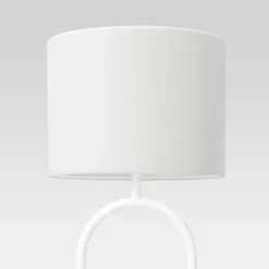 Ring Base Floor Lamp White (Includes LED Light Bulb) - Threshold™ -Threshold GUEST b5370ec0 46ea 4afe b39e 7e1133de6489