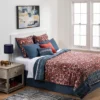 8pc Printed Paisley With Border Comforter Bedding Set Rose/Blue - Threshold™ -Threshold GUEST b84e6f8a 4737 4b75 b786 de87834a89f7