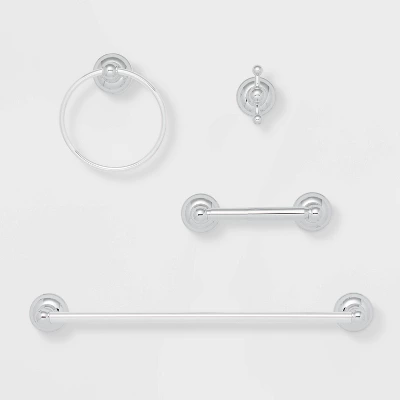 4pc Classic Bath Hardware Set - Threshold™ 6 4pc Classic Bath Hardware Set - Threshold™ - Image 4