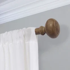Curtain Rod Faux Wood - Threshold™ -Threshold GUEST bc30ea2d 437b 46ec ae00 b573b4e60fc3