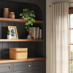 7" X 9" Matted To 5" X 7" Faux Leather Table Frame Light Brown - Threshold™