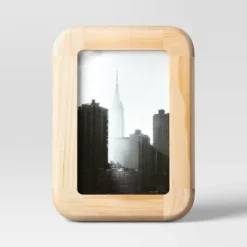 Rounded Rectangle Wood Table Frame Natural - Threshold™ 9 Rounded Rectangle Wood Table Frame Natural - Threshold™ -Threshold GUEST c5998b58 94c3 4ae4 9c29 fb85c5d582a1