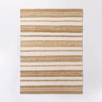 Riverton Striped Jute/Wool Area Rug Tan - Threshold™ Designed With Studio McGee 9 Riverton Striped Jute/Wool Area Rug Tan - Threshold™ Designed With Studio McGee - Image 7