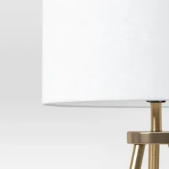 Ellis Tripod Floor Lamp Brass - Threshold™ -Threshold GUEST ca8edc76 37b7 4452 b5bf 944f0eb86613