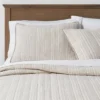Gray Stitched Stripe Sham (Standard) - Threshold™ -Threshold GUEST cc94a421 a467 42a2 afa8 10c0f2f41f03