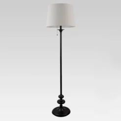 Londonberry Stick Floor Lamp Black - Threshold™ -Threshold GUEST cf25e812 d87e 4498 a69d b76bd7c39265