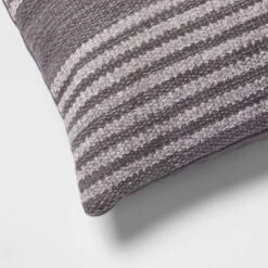 Lumbar Modern Stripe Decorative Throw Pillow Gray - Threshold™ -Threshold GUEST cf47fbee 7d18 40e0 b721 423f41dd185a