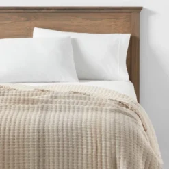 60"x80" Woven Striped Bed Throw - Threshold™