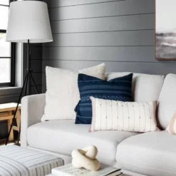 36" X 36" Dreary Abstract Landscape Framed Wall Canvas - Threshold™ Designed With Studio McGee -Threshold GUEST d202b3d7 589d 4f85 968a 8dc99424faa2 1