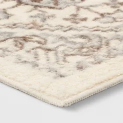Distressed Persian Accent Rug Cream - Threshold™ -Threshold GUEST d5ad2a8a 9bbb 4cf0 baa3 aebb536717da