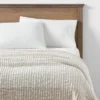 Chunky Woven Color Block Bed Throw White/Natural - Threshold™ 1 Chunky Woven Color Block Bed Throw White/Natural - Threshold™ -Threshold GUEST d63f4f8e c1cf 4d79 adbc a6a84e2880be