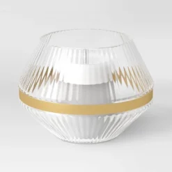 Medium Luxe Glass Hurricane Holder - Threshold™ -Threshold GUEST d92b02e3 069a 440b a5a7 1e65ec4878de