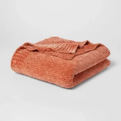 60"x80" Velvet Chenille Bed Throw - Threshold™ -Threshold GUEST dbcfc0c9 34f3 40aa 964e e2795ec61484