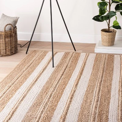 Riverton Striped Jute/Wool Area Rug Tan - Threshold™ Designed With Studio McGee 3 Riverton Striped Jute/Wool Area Rug Tan - Threshold™ Designed With Studio McGee