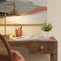 LED Wireless Charging Task Lamp With USB Brass (Includes LED Light Bulb) - Threshold™ -Threshold GUEST e0b55db1 e420 41b9 97cb 0fd2eb2ccb41