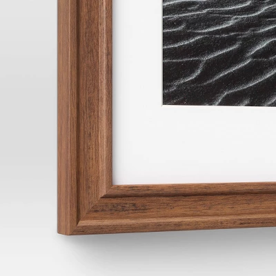 Wood Matted Wall Frame Midtone Woodgrain - Threshold™ 6 Wood Matted Wall Frame Midtone Woodgrain - Threshold™ - Image 4