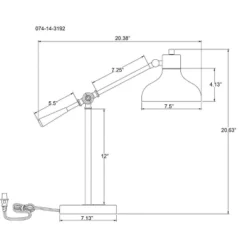 Crosby Schoolhouse Desk Lamp Black - Threshold™ -Threshold GUEST f1e5b1e8 2901 40b4 8e4d 879164dbd81b