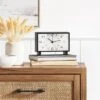 6" Rectangle Mantel Clock Black - Threshold™ -Threshold GUEST fa23f2e6 194e 4776 9825 26bb5d29202f